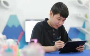 Bức tranh tốc ký mang thông điệp kết nối