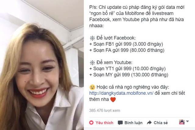 Các sao như Chi Pu và Kaity Nguyễn rất chăm chỉ livestream với fan