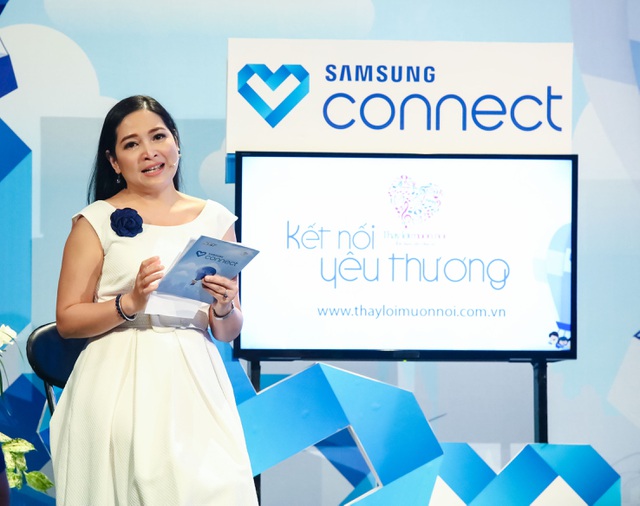 MC Quỳnh Hương tự hào khi là một thành tố của dự án Samsung Connect