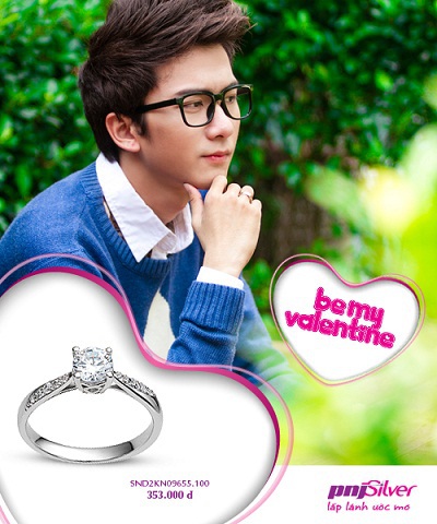 Điểm nhấn đặc biệt trong Bộ sưu tập Valentine 2013 của PNJSilver là các mẫu trang sức mề đay