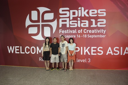 Đại diện Việt tham gia Spikes Asia tại Singapore.