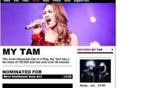 Nghe nhạc Mỹ Tâm có bản quyền