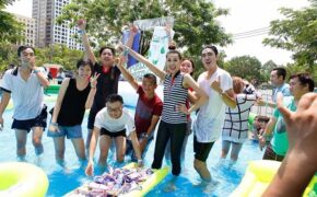 Cùng sao Việt trải nghiệm đường trượt dài nhất trên đường phố tại Việt Nam