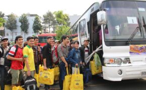 1.000 vé xe miễn phí dành cho sinh viên miền Trung về quê ăn Tết