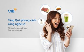 VIB giới thiệu dịch vụ phiếu quà tặng điện tử trên ứng dụng MyVIB