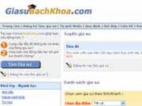 Trang web cho nghề gia sư