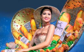 H’Hen Niê gây ấn tượng với màn trình diễn thiết kế bánh mì