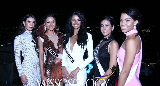 H’Hen Niê đọ sắc cùng các thí sinh Hoa hậu Hoàn vũ 2018